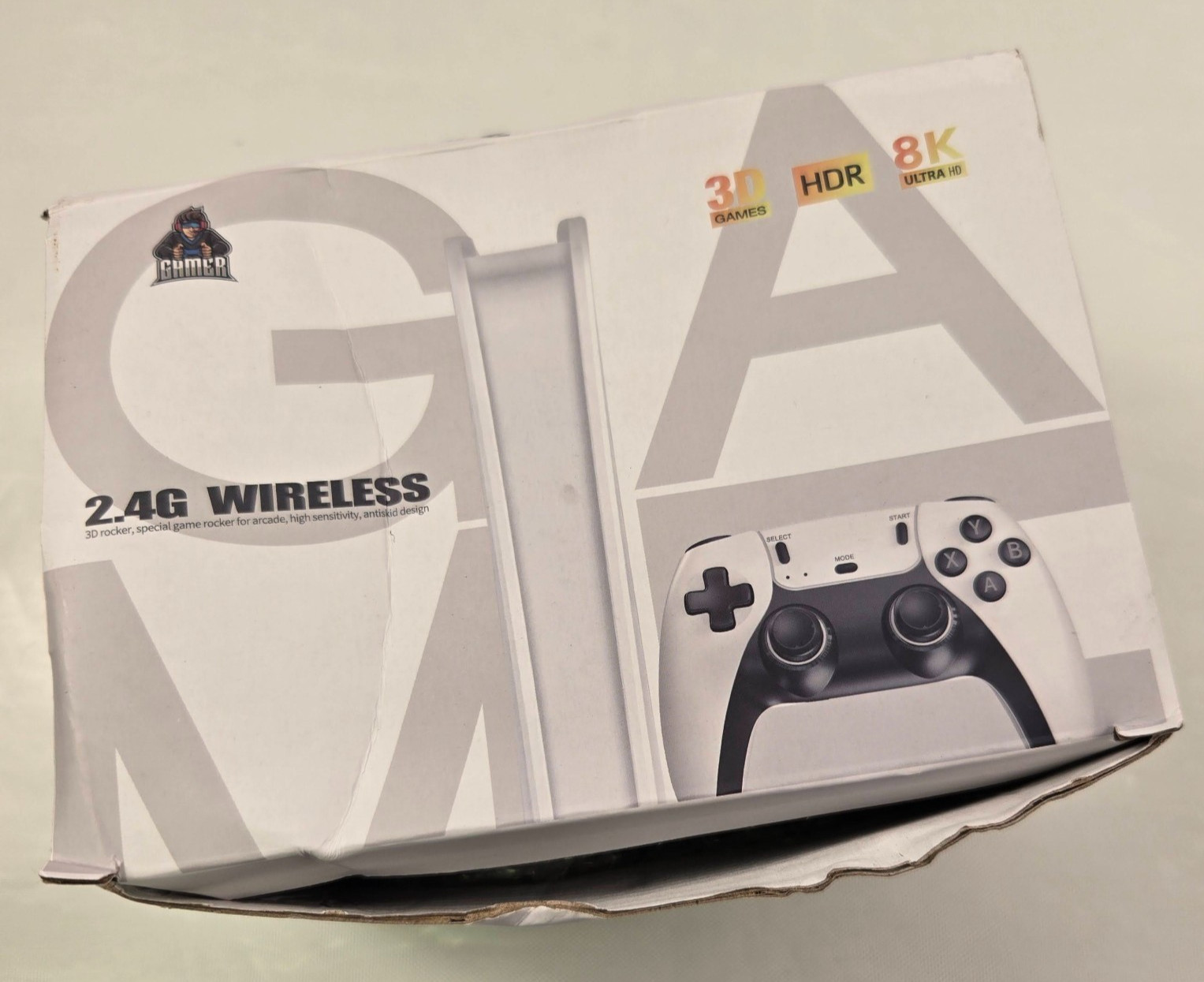 2.4G Wireless Controller 3D Rocker, Retro Game Stick, High Sensitivity, Antiskid