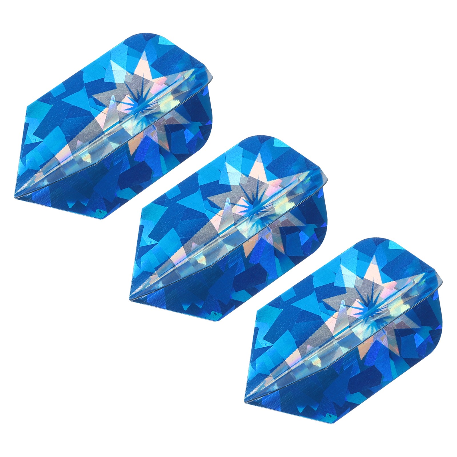 Slim Dart Flights, 3 Pack PET Dart Accessories, Blue