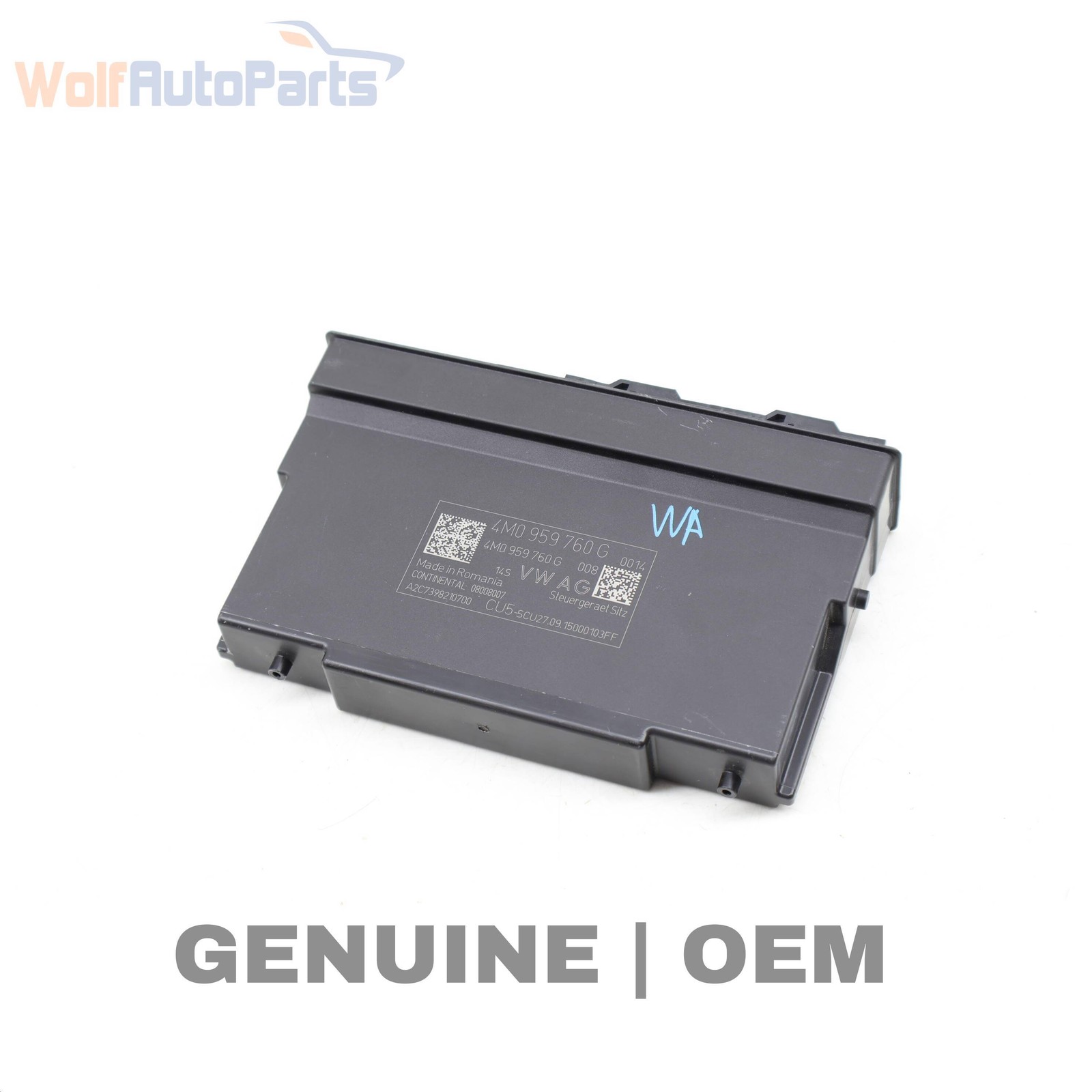 2016-2017 AUDI Q7 - REAR SEAT Control Module (3RD ROW) 4M0959760G