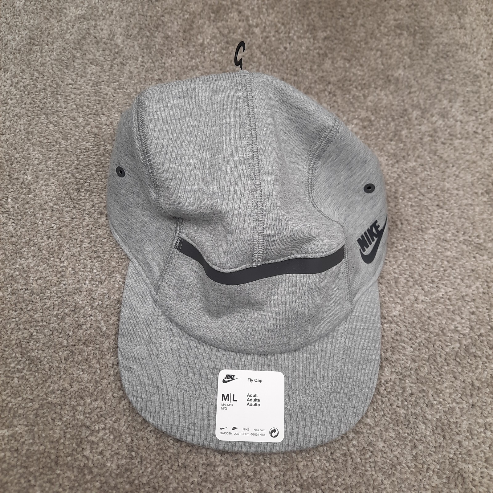 Nike Fly Unstructured Tech Fleece Cap Hat Blue Size M/L Adjustable FB5367 440