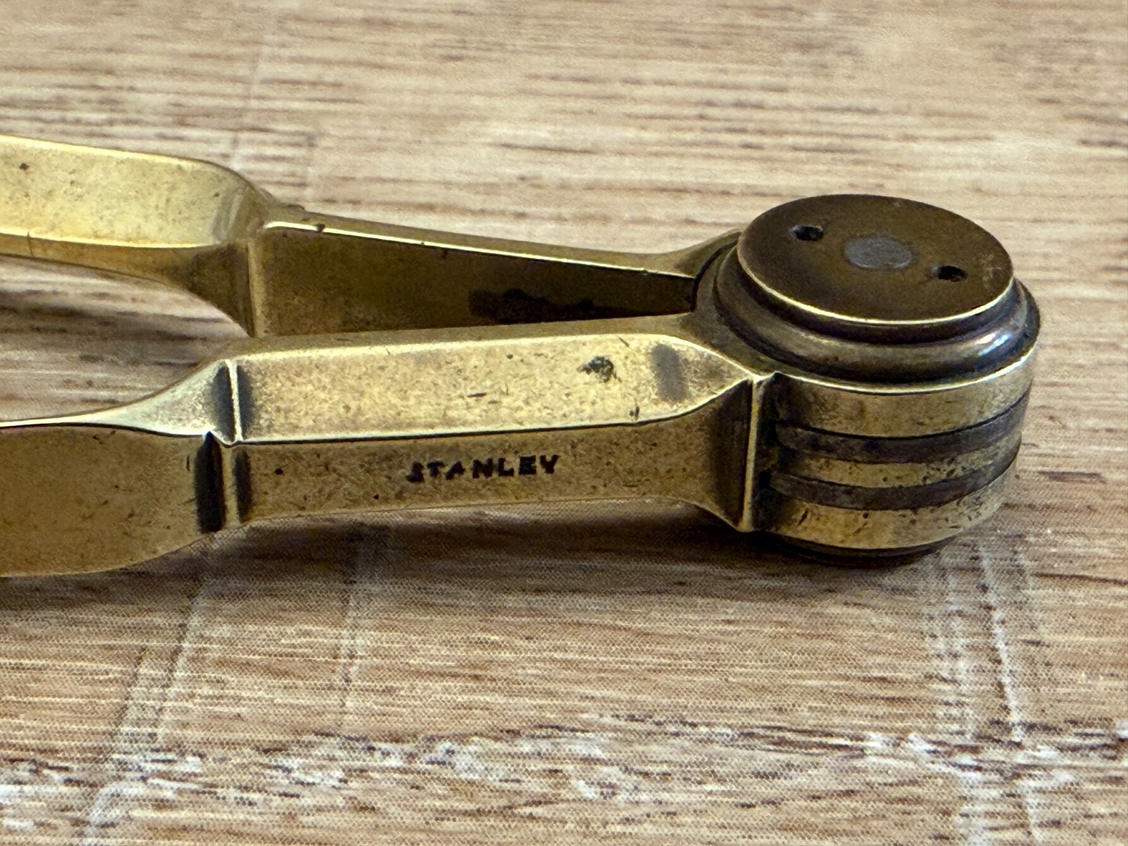 VINTAGE BRASS STANLEY DRAFTING NAVIGATION TOOL