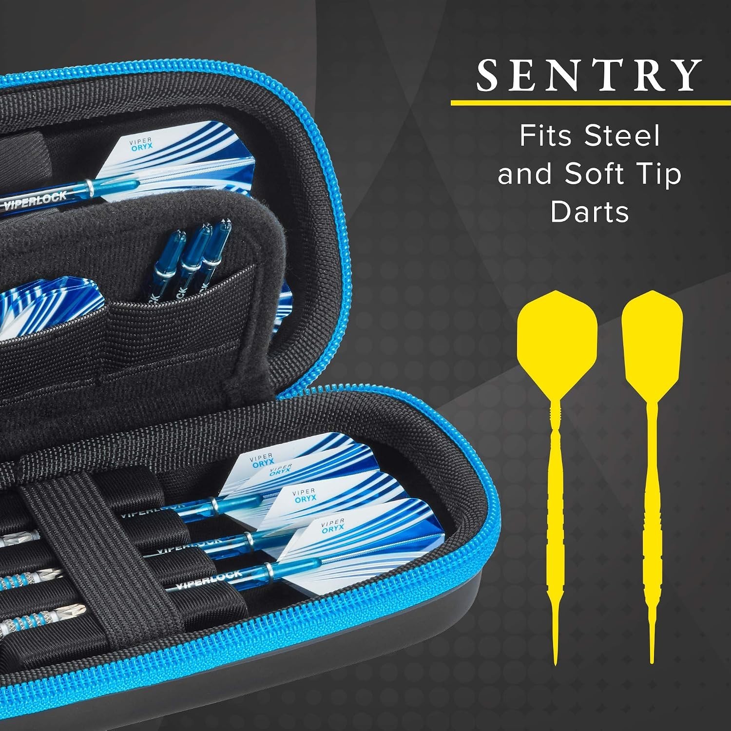 Stylish Dart Case with Solid Design for Easy Access to Darts and Accessories