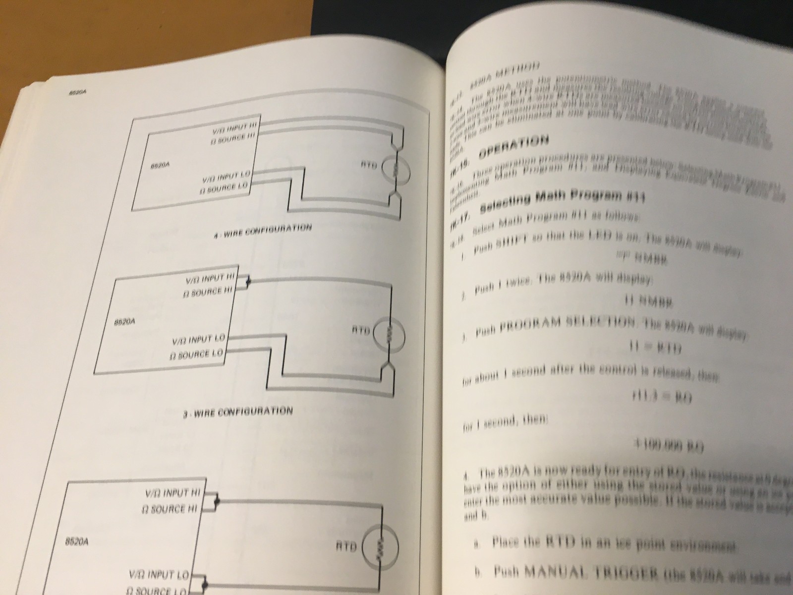 Fluke 8520A Multimeter Instruction Manual