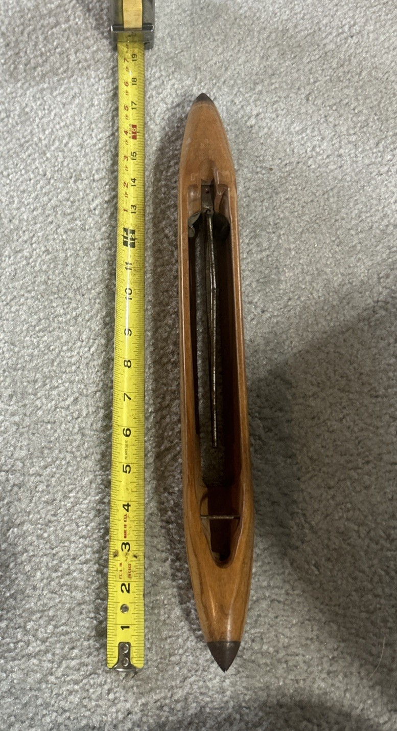 Vintage Wood Wooden Weaving Loom Shuttle