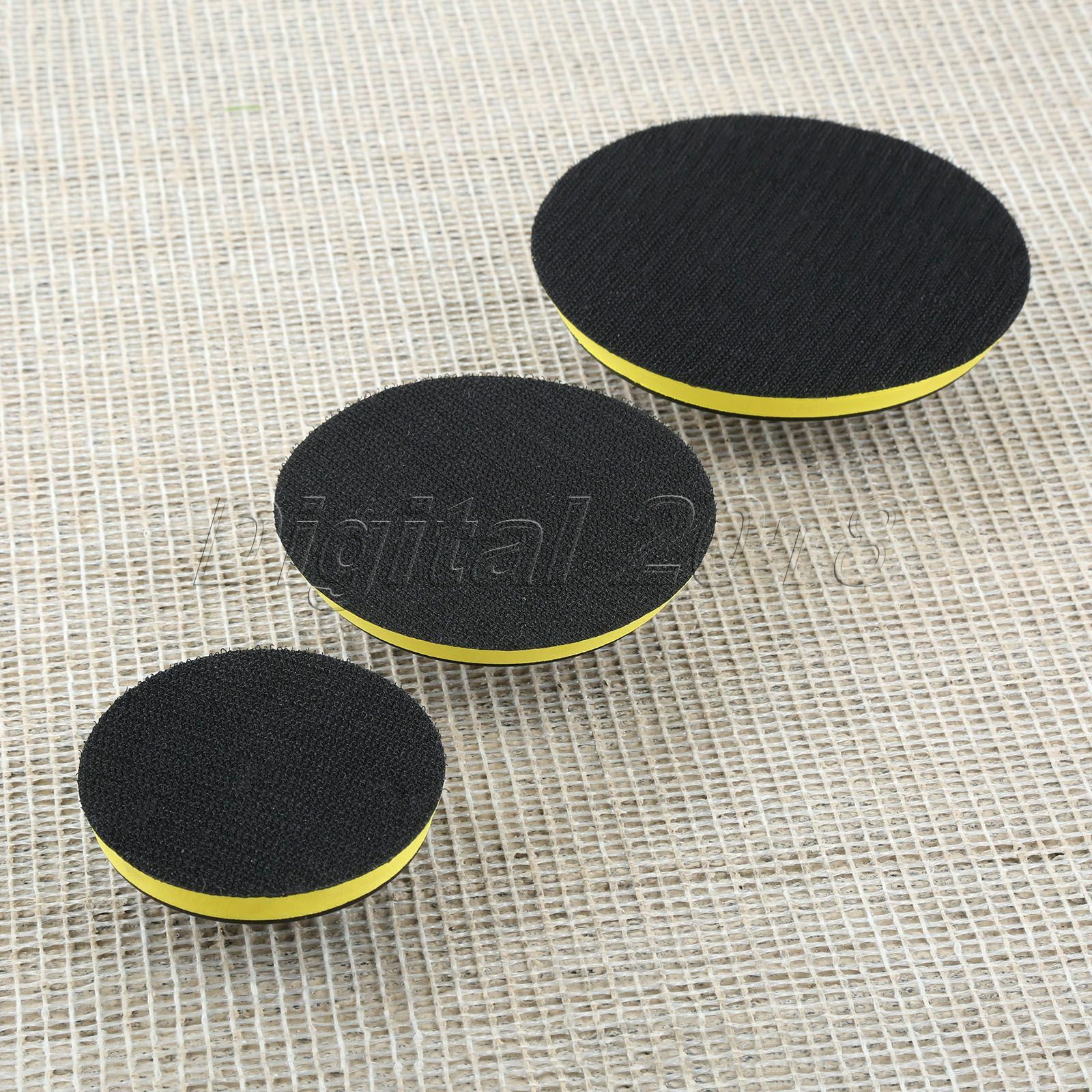 3/4/5'' Car M14 Backing Plate Hook & Loop Polisher Buffing Pad 75mm-125mm