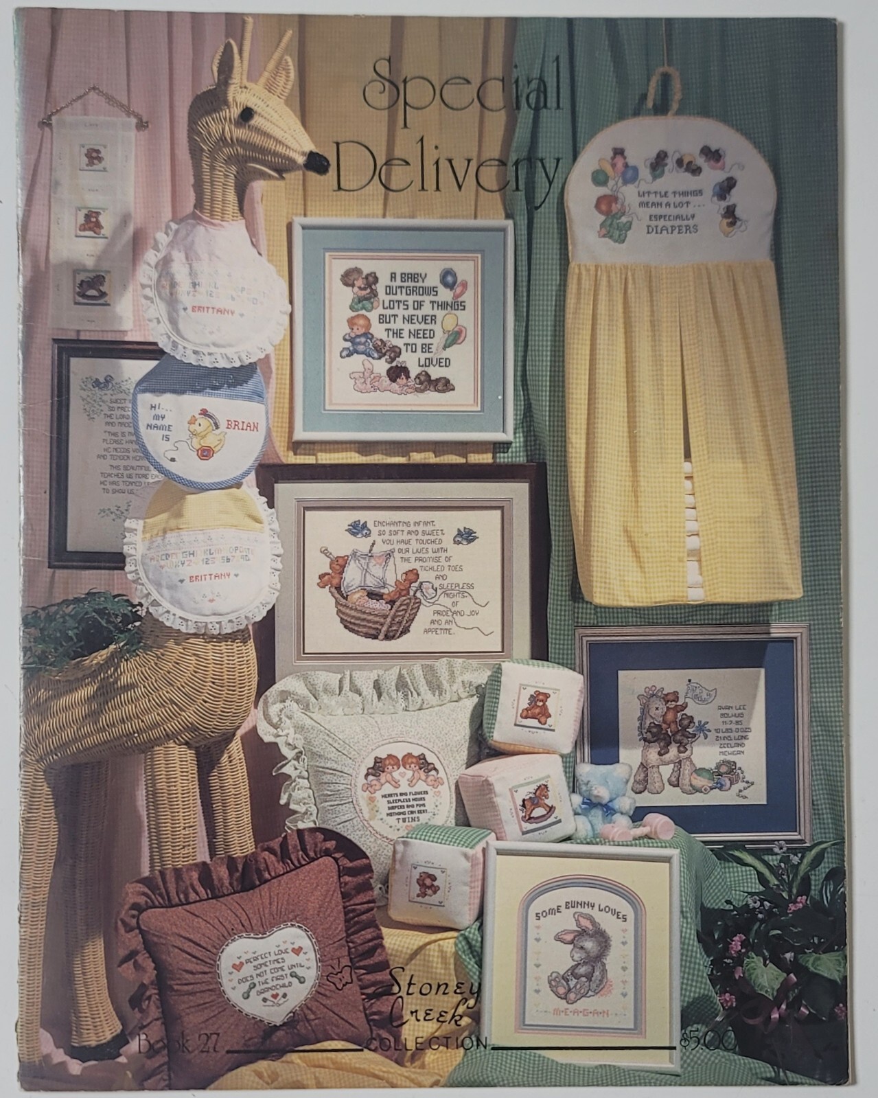 Cross Stitch Pattern Book Stoney Creek Collection 27 Special Delivery New Baby