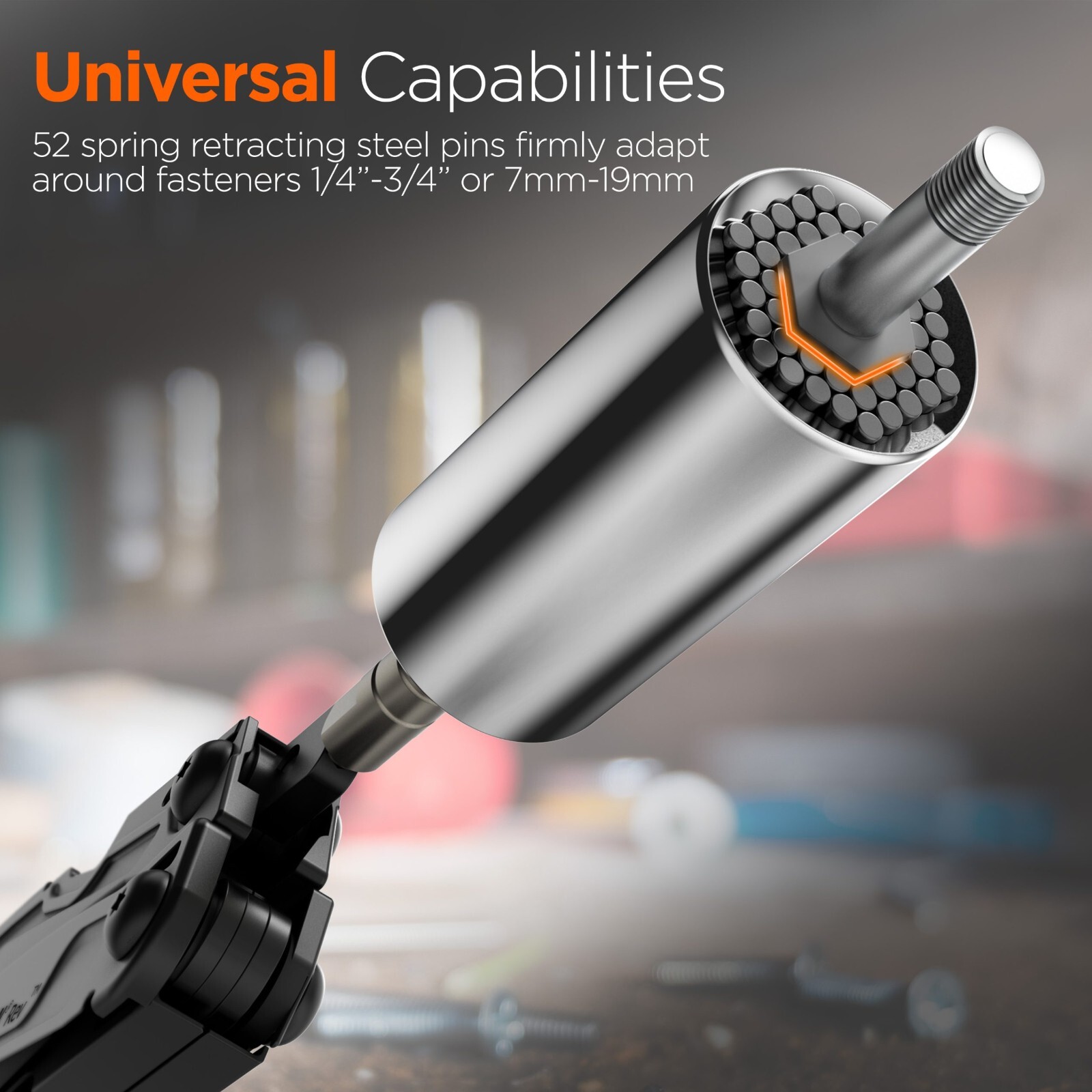Universal Socket Adapter Compatible with Multi-Tool Bit Leatherman Accessories