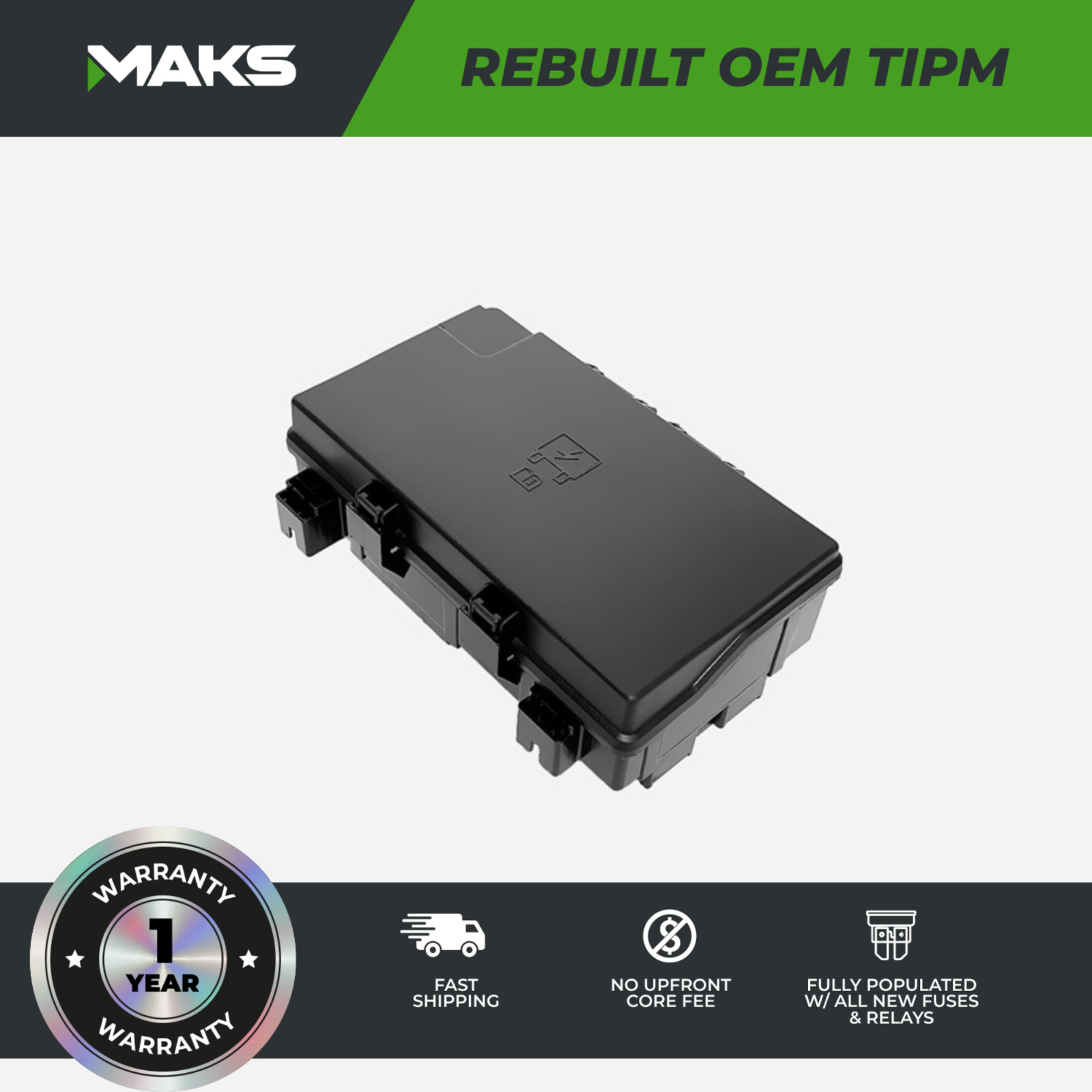 2015–2016 RAM 2500/ 3500/ 4500/ 5500 6.7L OEM Rebuilt TIPM Fuse Box 68243265AC