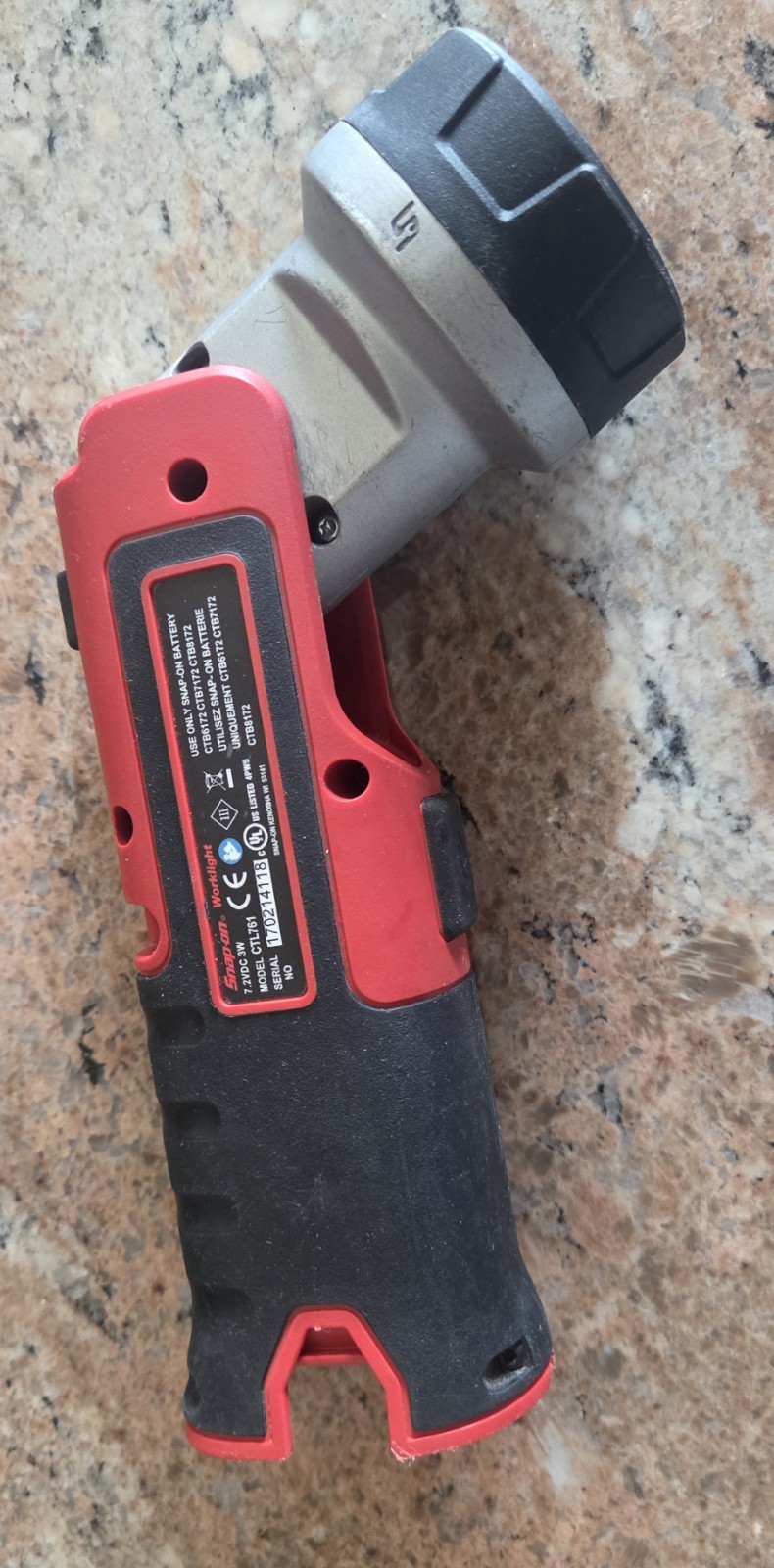 Snap-On Tools CTL761 7.2 Volt LED Flashlight
