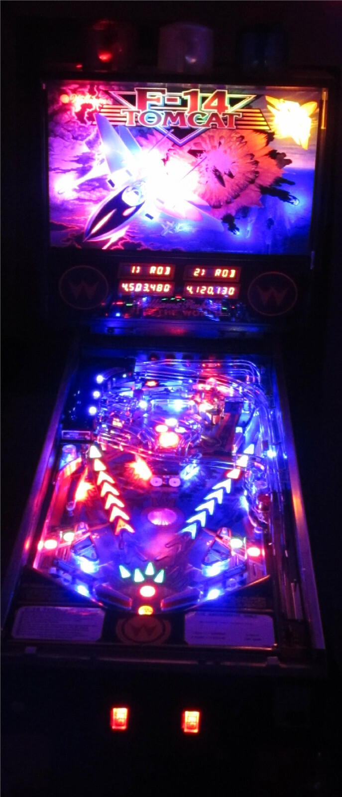 F-14 TOMCAT - NON GHOSTING Lighting Kit SUPER BRIGHT PINBALL LED KIT