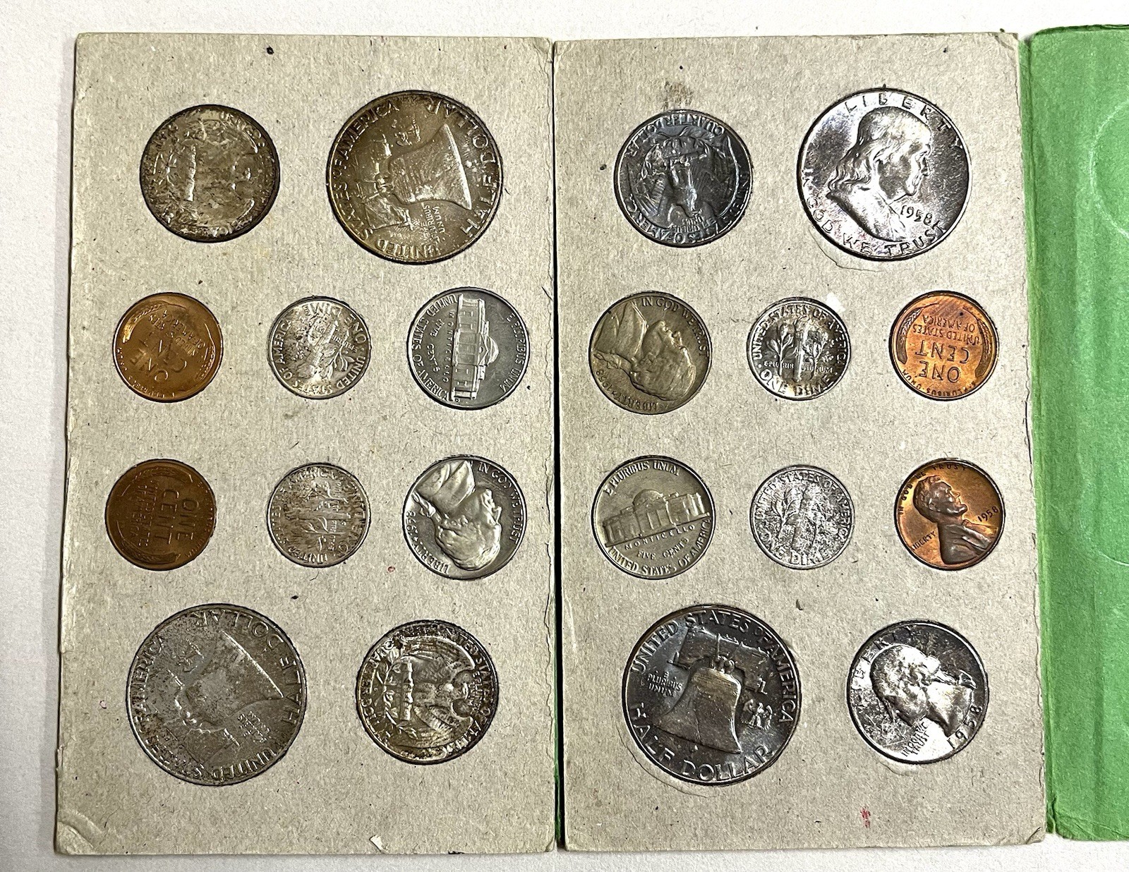 1958 Double Mint Set, nice colors QR38