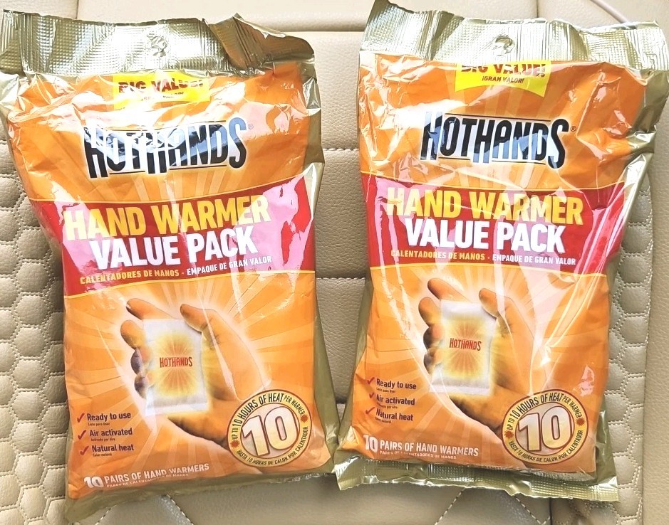 Hot Hands HH210PK Hand Warmers - 20 Pieces - 2 Packs 2/2029 exp NEW