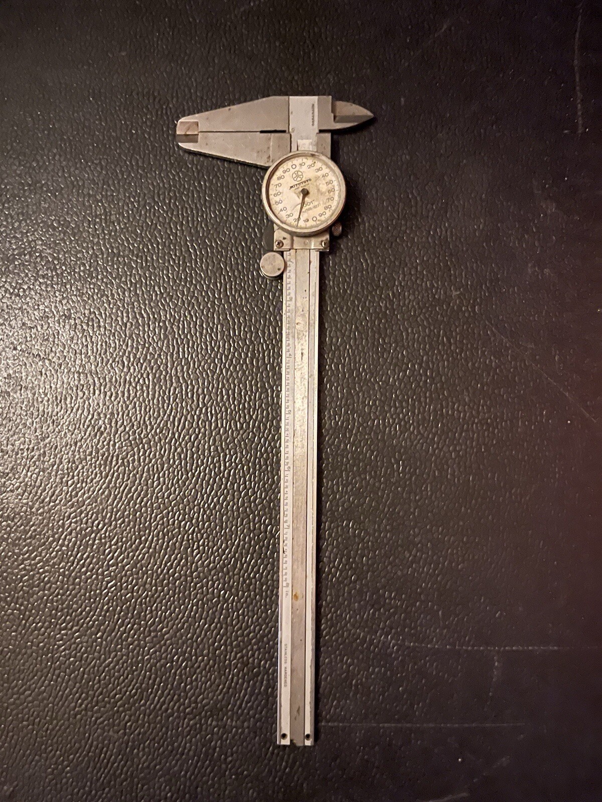 MITUTOYO # 505-645-50 Dial Caliper 12" Travel .001" Smooth Travel Clean Rack EC