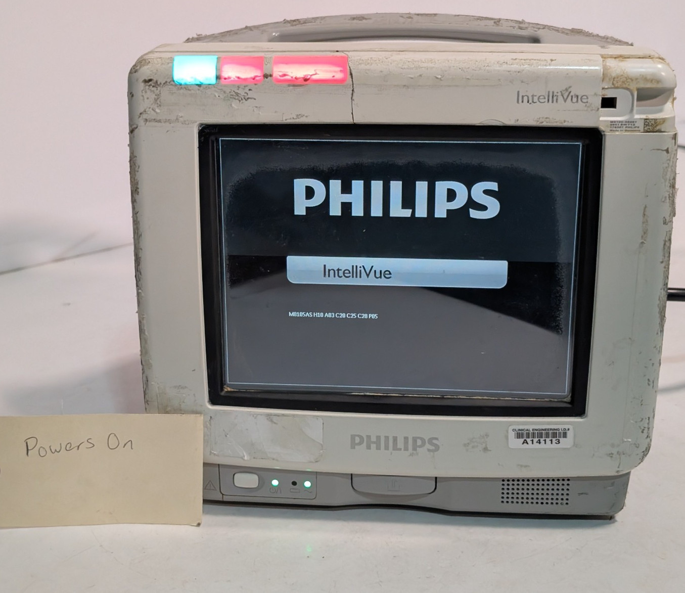 Philips IntelliVue M8105AS NBP/SpO2/iTemp Patient Monitor 865322 Made in Germany