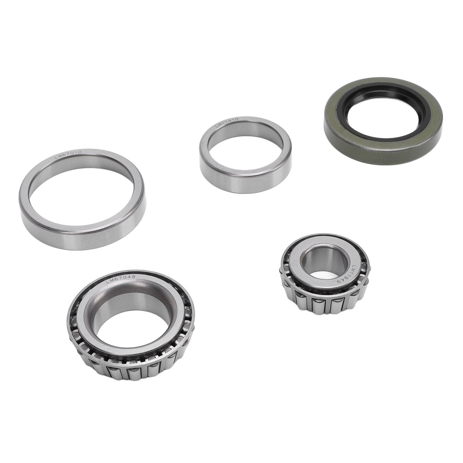 Trailer Axle Hub Bearings Set 5PCS Trailer Wheel Bearing Kit For 1-1/4in 3/ YVVW