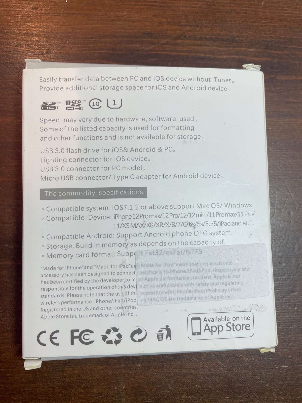 Update: 512GB USB Flash Drive iPhone iPad Android External Storage Memory Stick