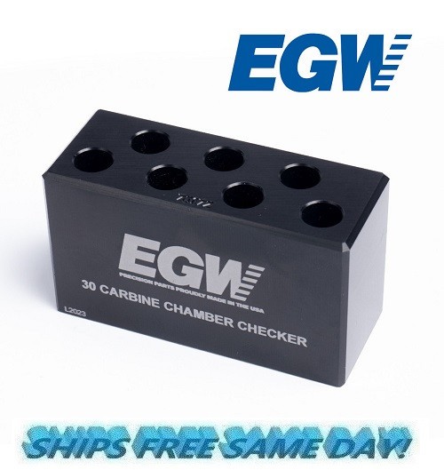 EGW Case Gauge Ammo Checker for .30 Carbine, 7-Hole NEW! # 70172