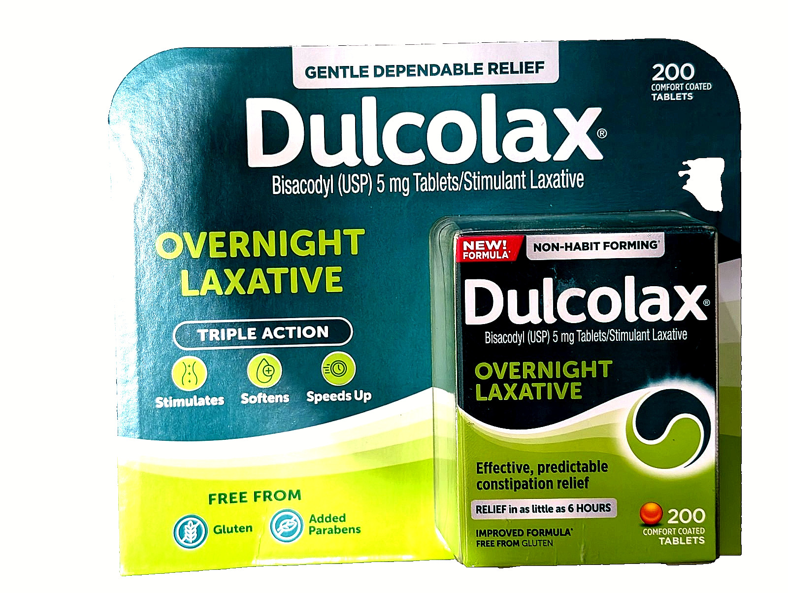 Dulcolax Overnight Laxative Bisacodyl 5 mg 200 Tablets ED: 06/2028