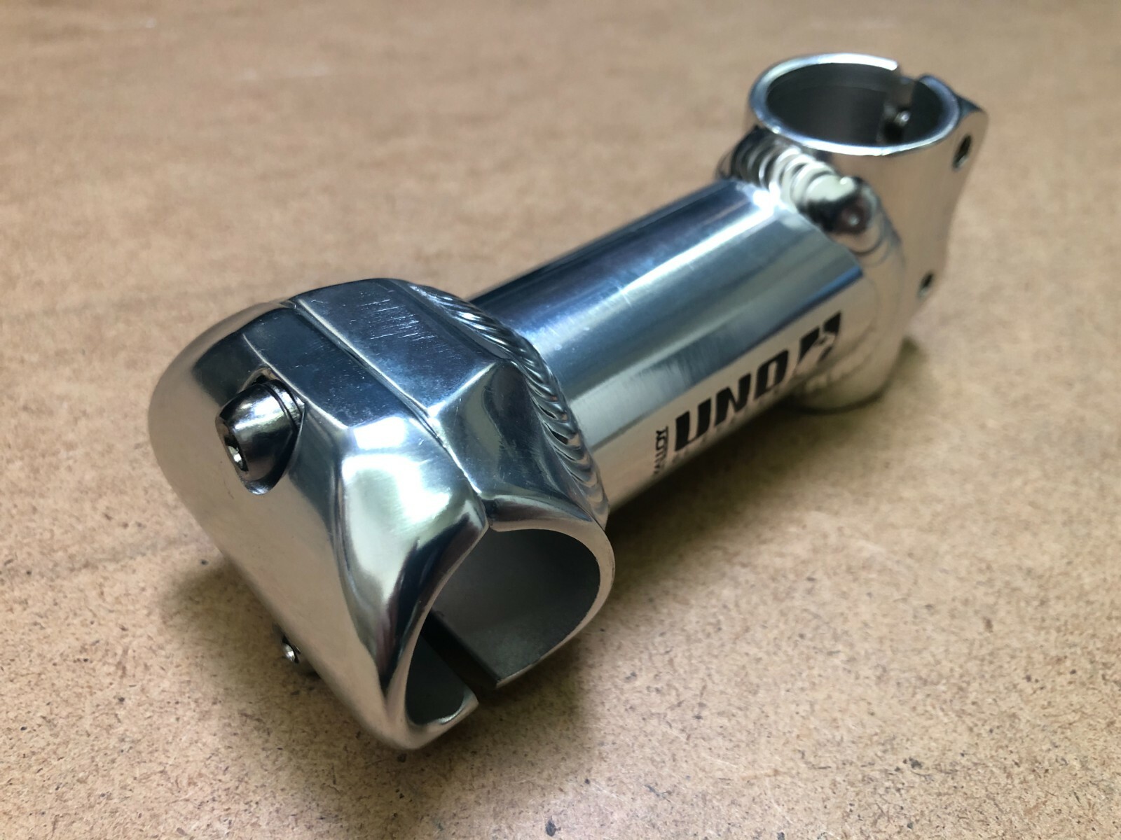 New Kalloy Bicycle Ahead Stem 1-1/8" 28.6mm 5 Deg Rise Bore 25.4 Anodized Silver