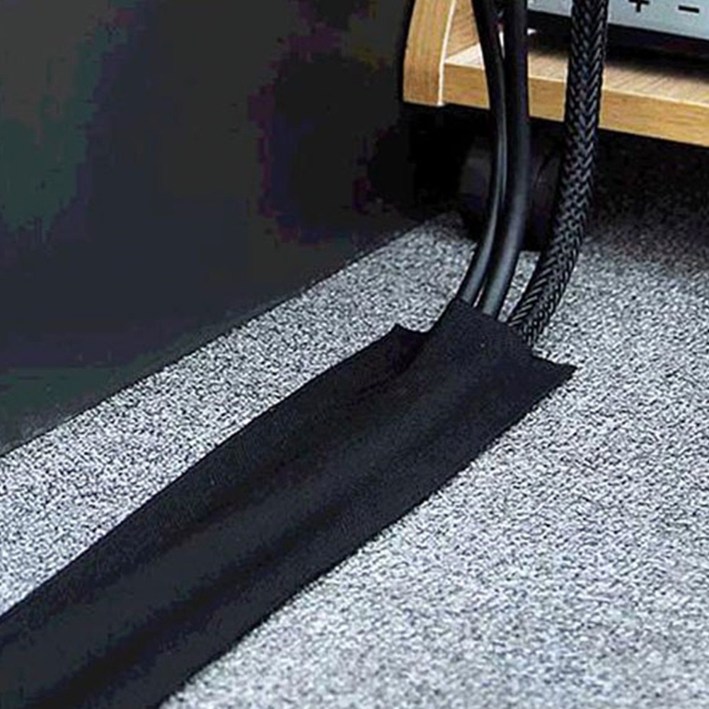 Wire Management Carpet Cord Protector under Cable Covers Hider for Floor