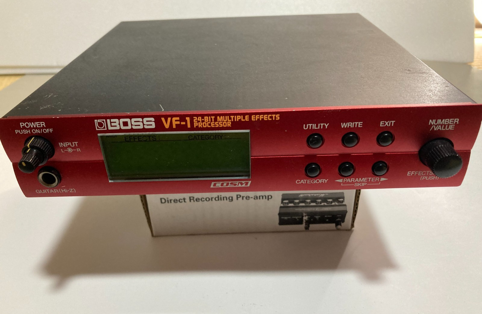 Boss VF-1 VF1 24-Bit Digital Effects Processor Tested Work from Japan