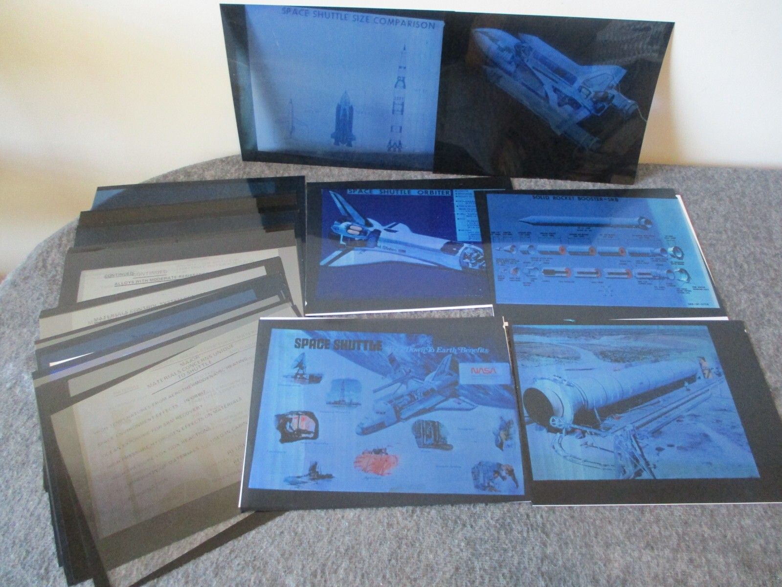 80s NASA MSFC SPACE SHUTTLE PRE-1ST LAUNCH CONTINGENCY/SRB REPORTS+PRESENTATIONS