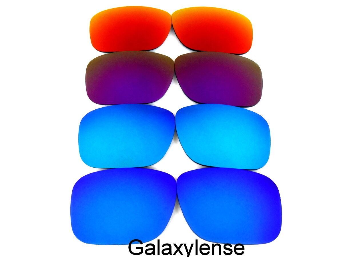 Galaxy Replacement Lenses For Oakley Holbrook Blue&Ice Blue&Purple&Red 4Pairs