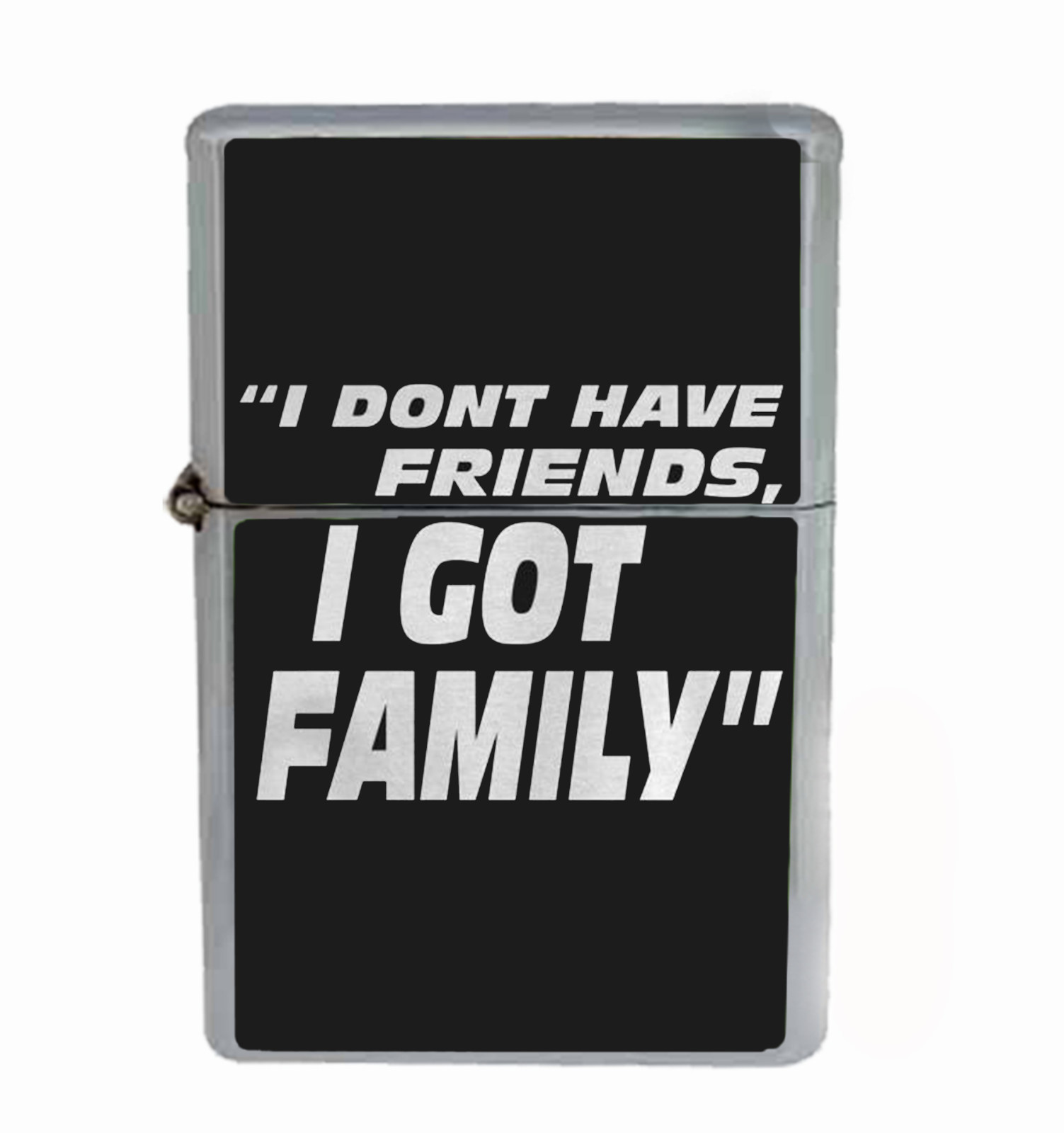 I Got Family Rs1 Flip Top Oil Lighter Wind Resistant