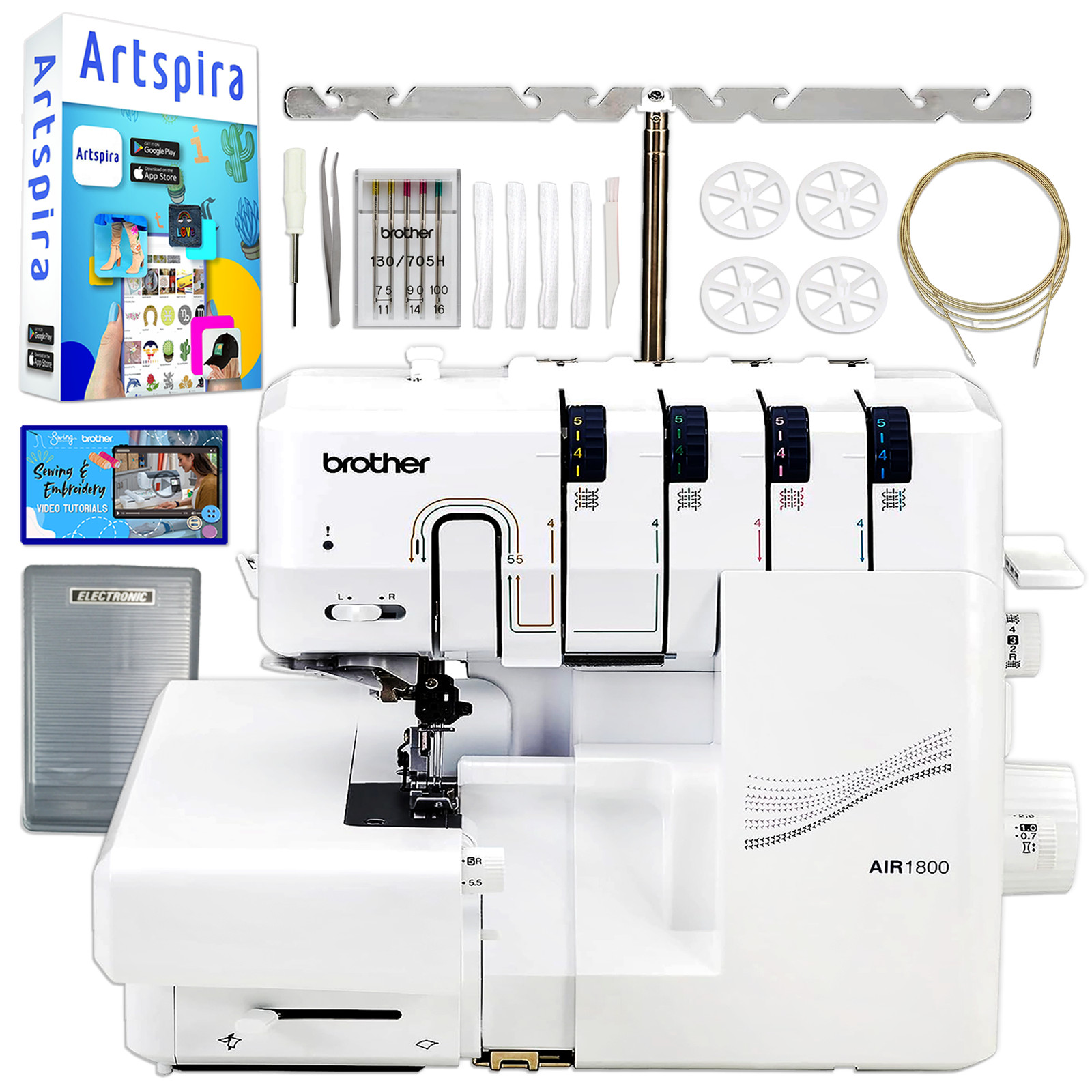 Brother Air1800 Air Serger with Jet-Air Threading