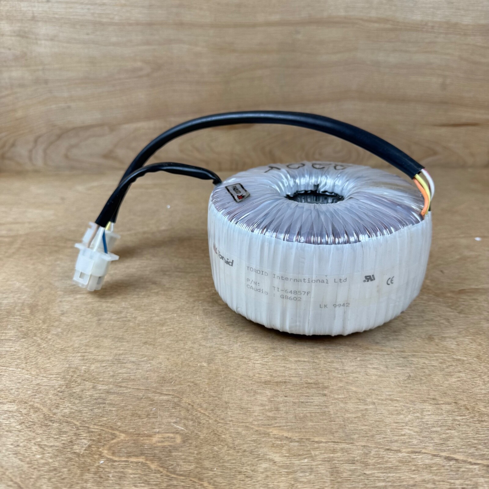 Vintage CAudio Toroidal Transformer Toroid 220V GB602 TI-64857F Audio Heavy
