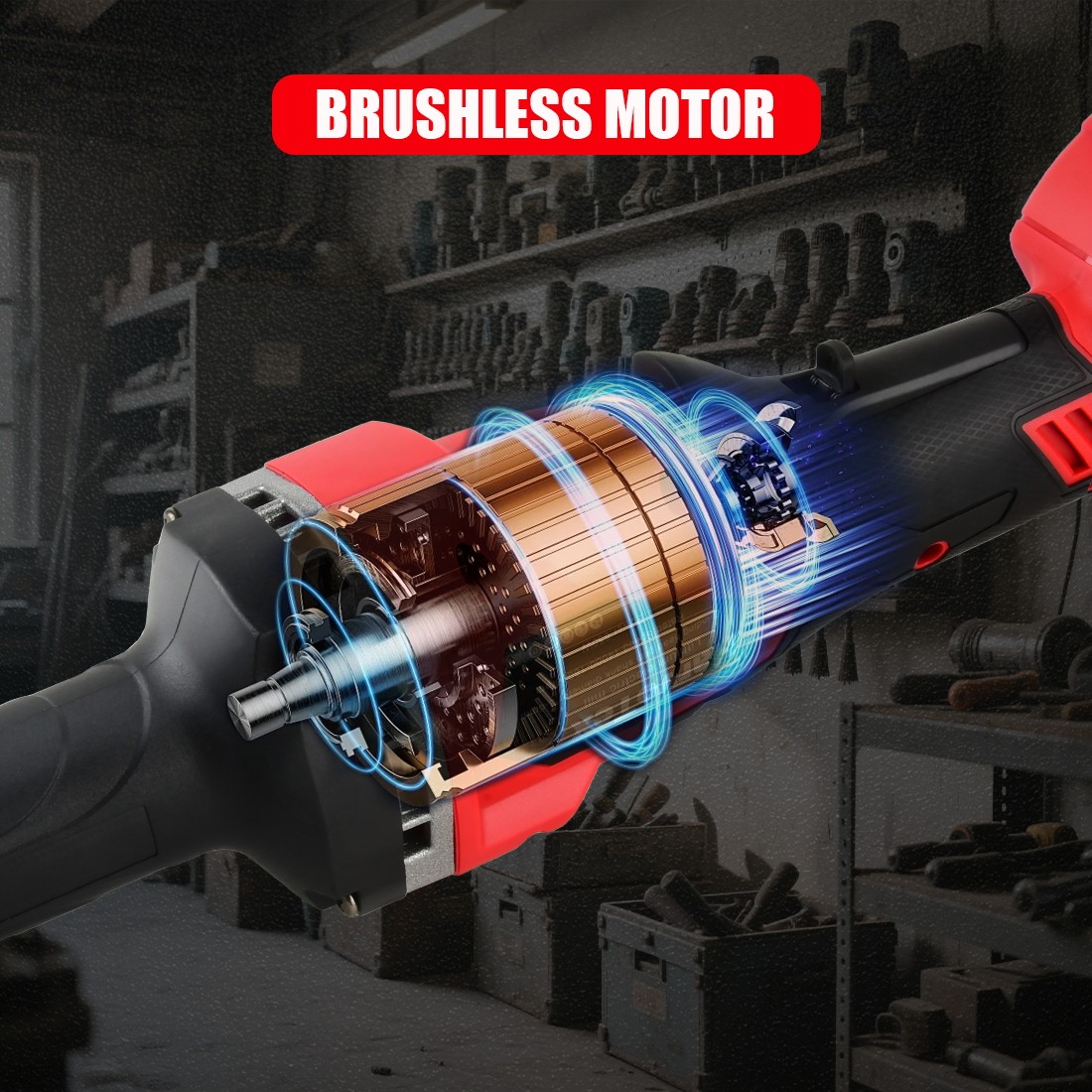 Cordless Die Grinder for Milwaukee 18V Battery Variable Speed Brushless ToolOnly