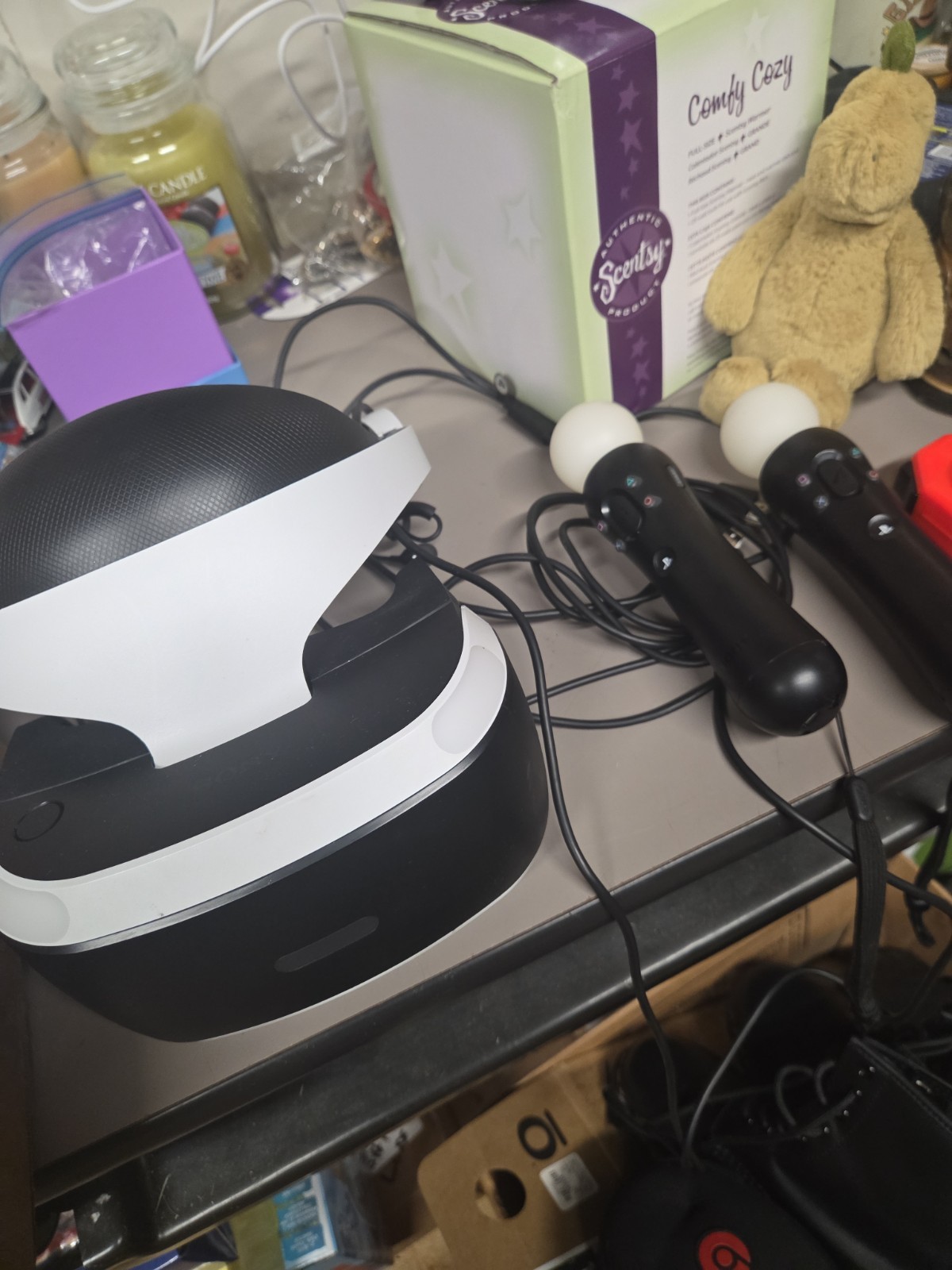 Sony PlayStation VR PS4 CUHJ-16010 Virtual Reality Headset With Motion...