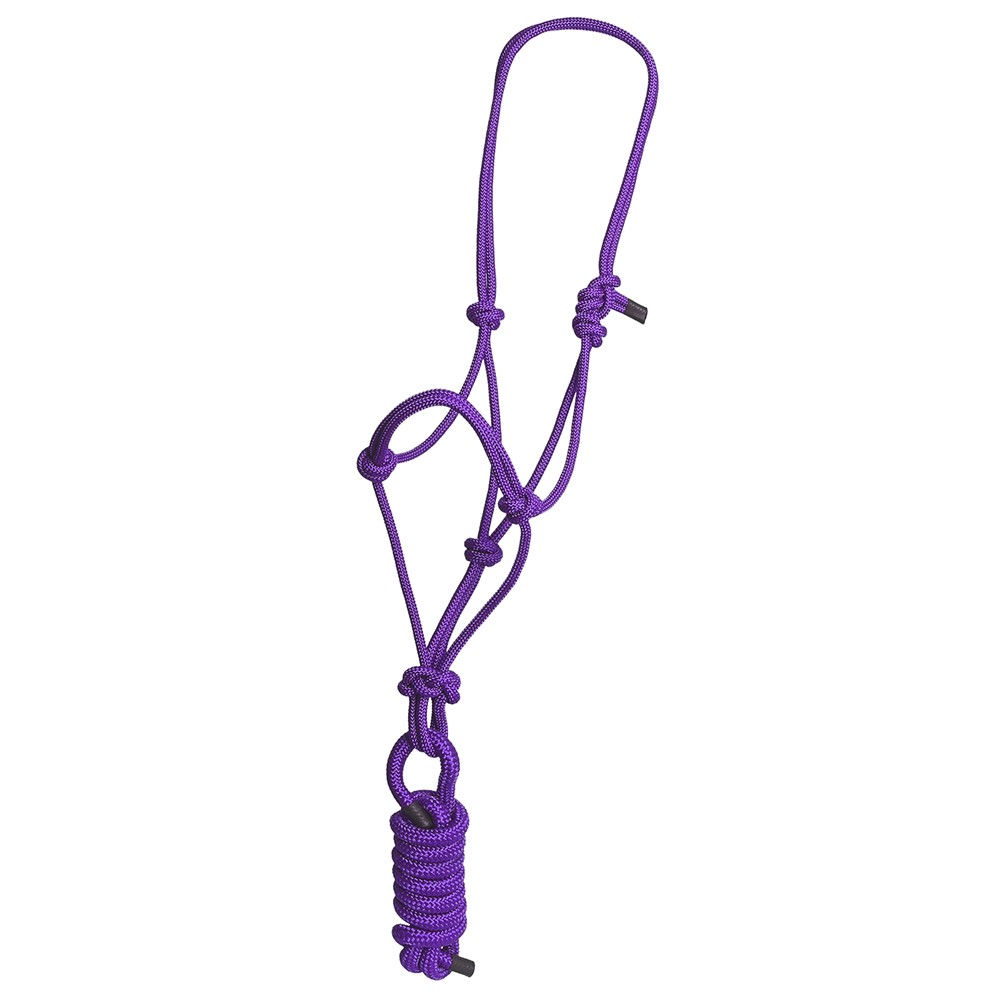 8 Ft Hilason Western Nylon Heavy-Duty Lead rope halters for horses bridle Purple