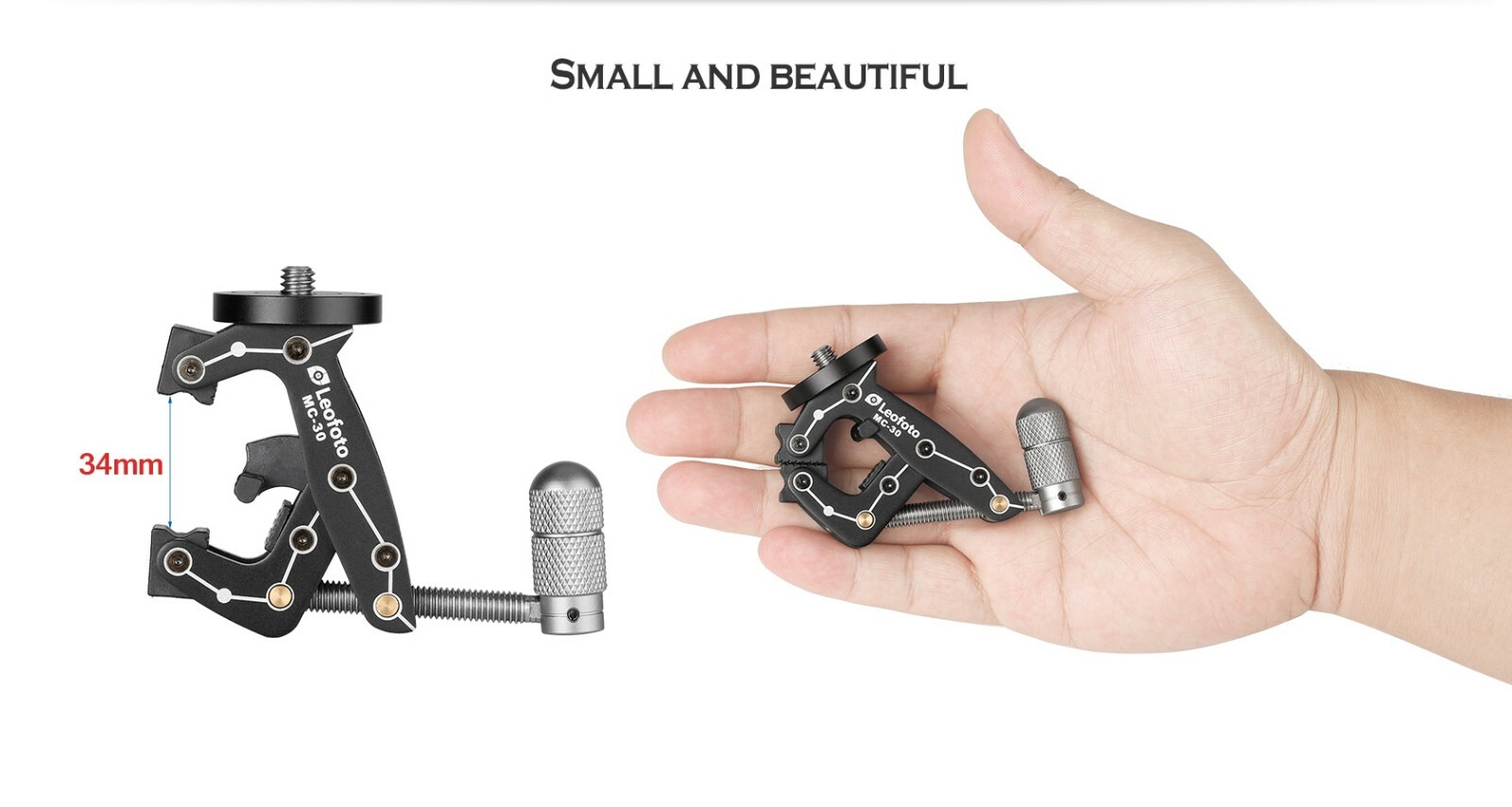 【Leofoto USA Seller】leofoto MC-30 Phone Outdoor Multipurpose Clamp