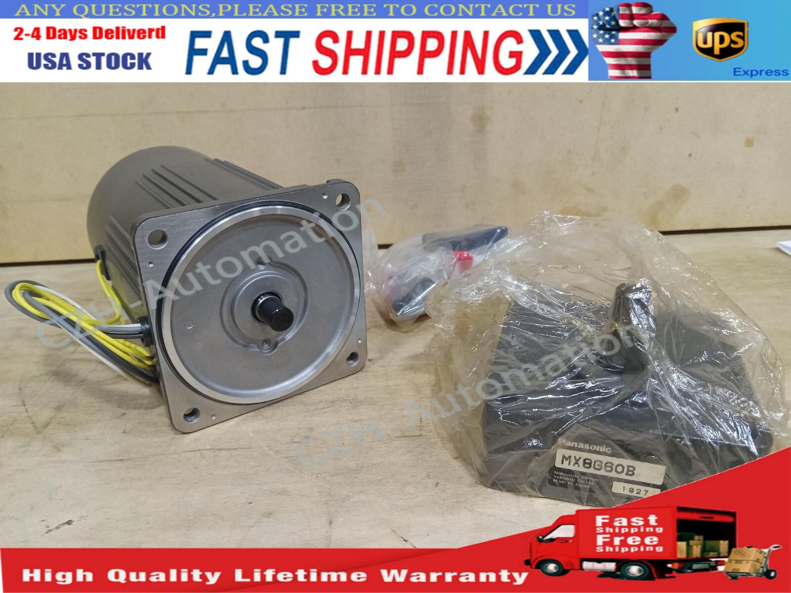 US Free TAX Panasonic Induction Motor 1ph 4P  50/60Hz M8RX25GBU1 MX8G60B new
