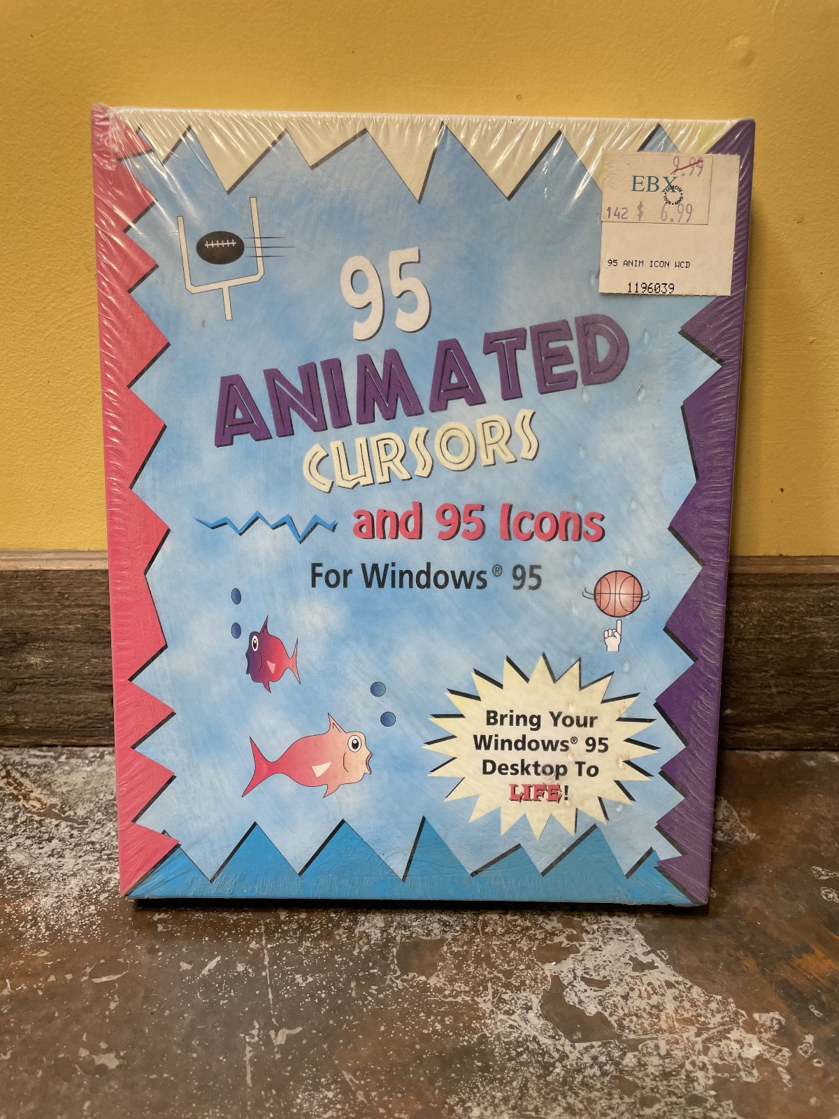 DSR Software Windows 95 Animated Cursors PC CD-ROM Fish Aquatic Media Graphics