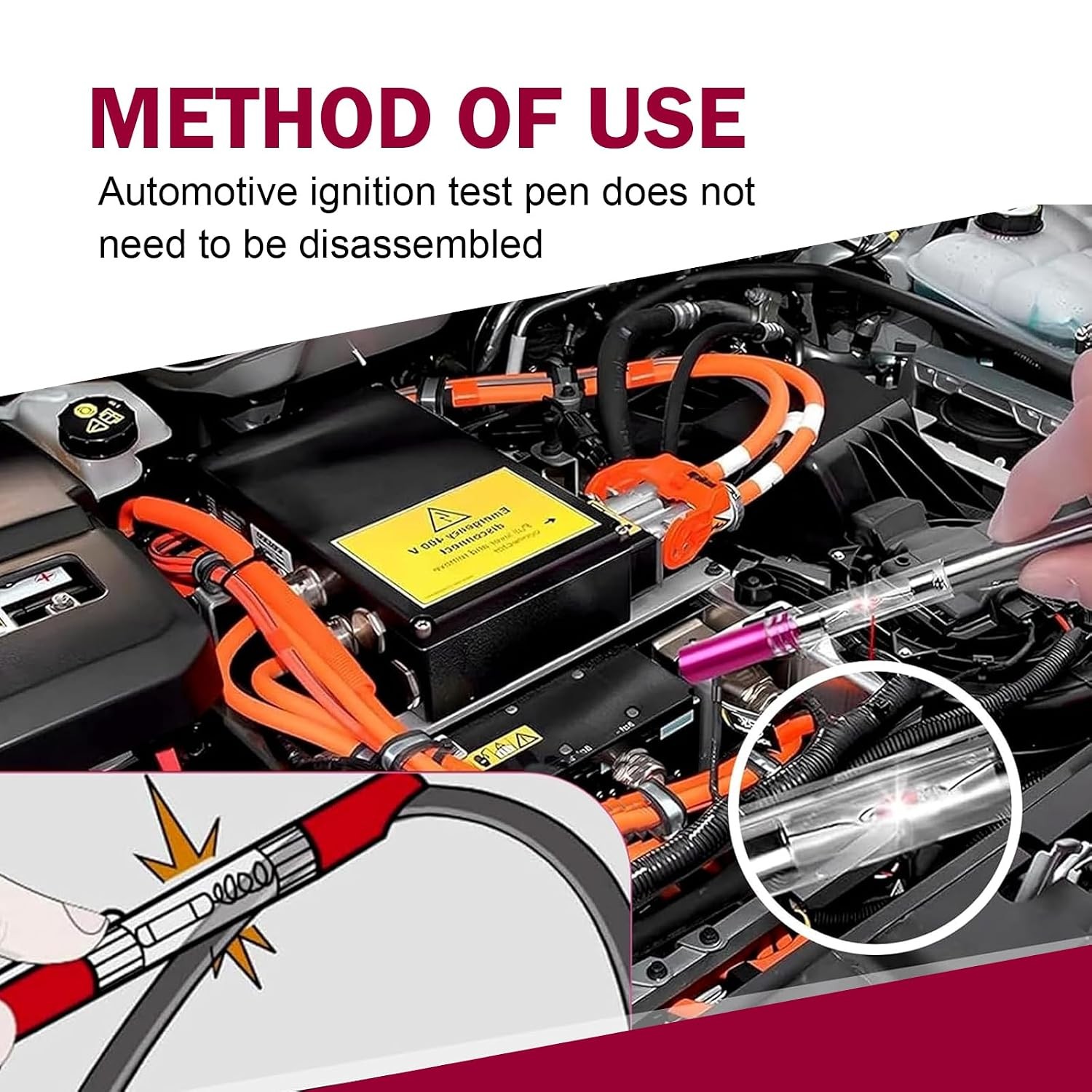 Electronic Fault Diagnostic Tool Ignition Tester Pen Spark Plug Tester