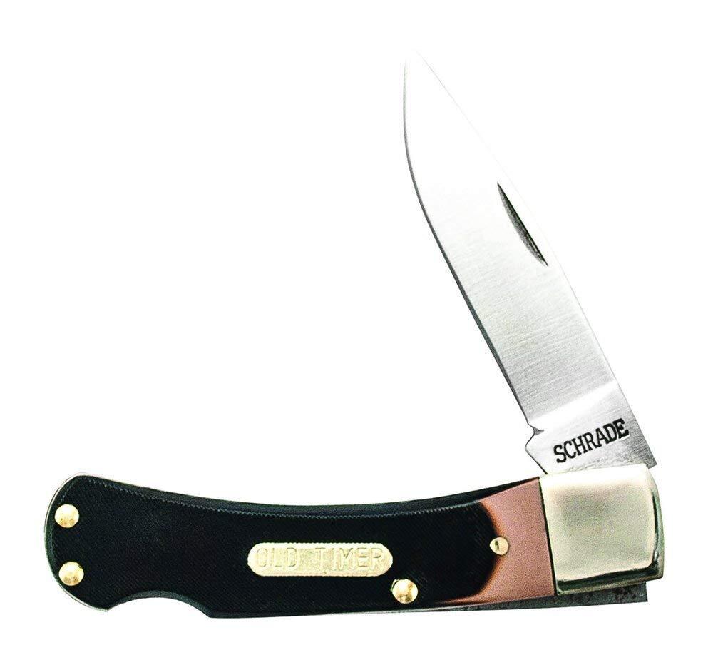 Old Timer 3OT Bearhead Traditional Lockback Pocket Knife with 2.2in High Carbon