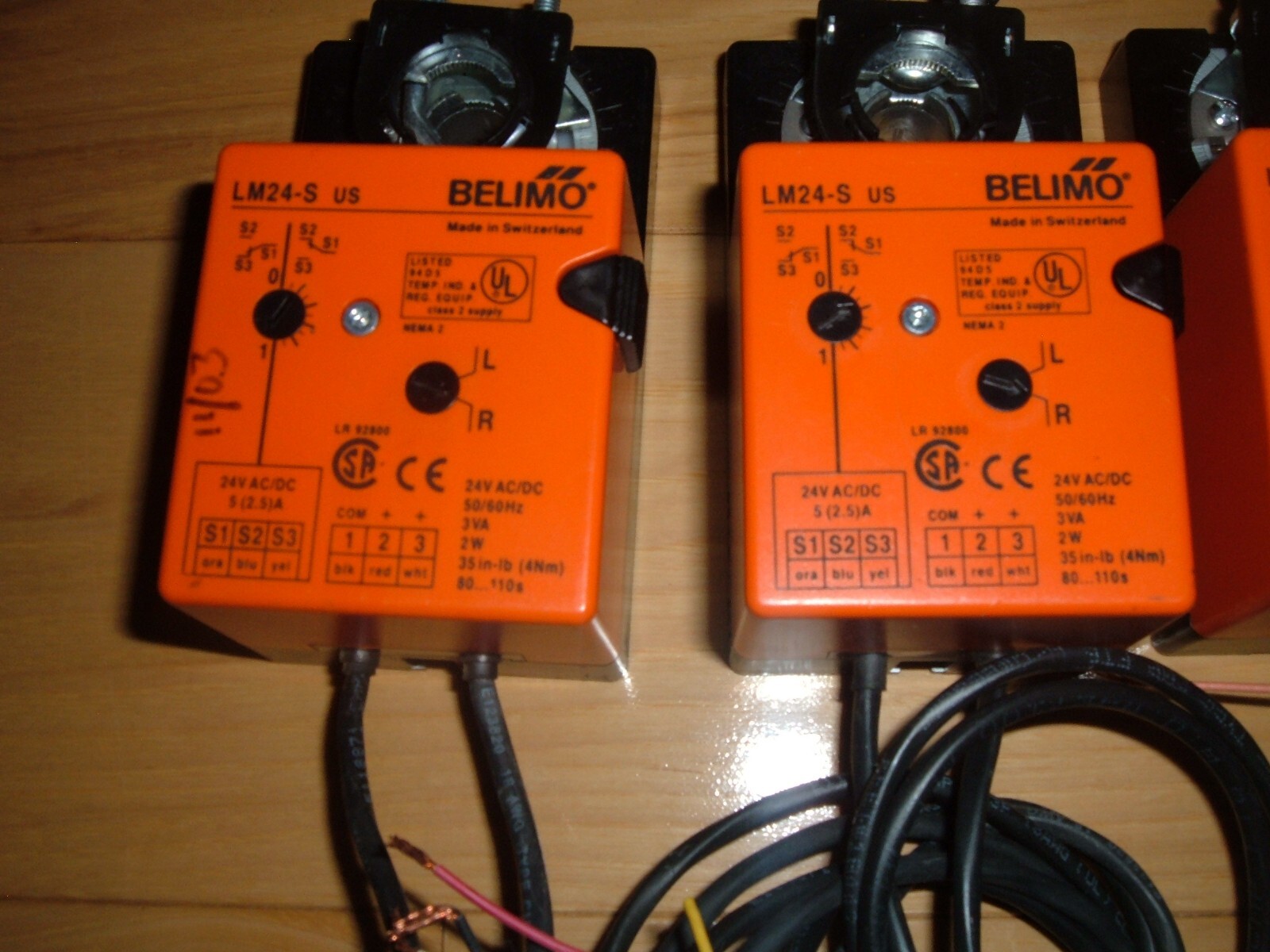 Belimo LMB24-S Basic non fail-safe actuator for HVAC damper control