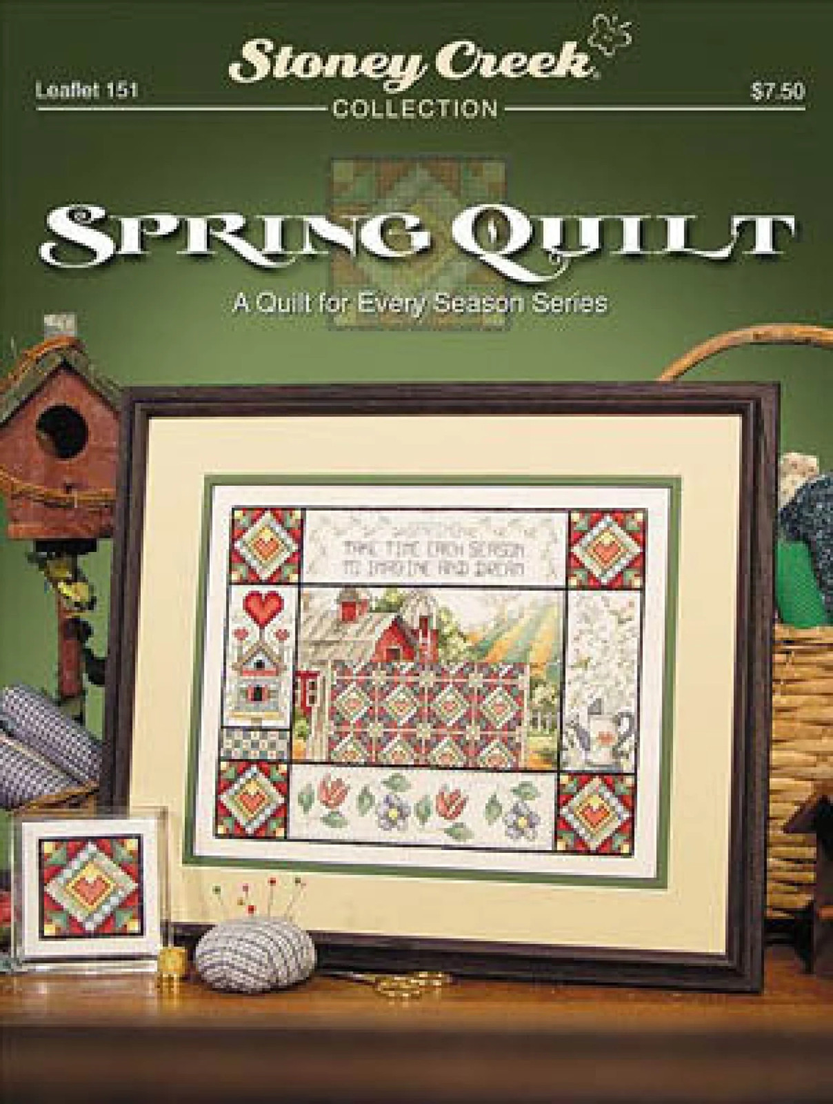 Spring Quilt LFT151 by Stoney Creek cross stitch pattern