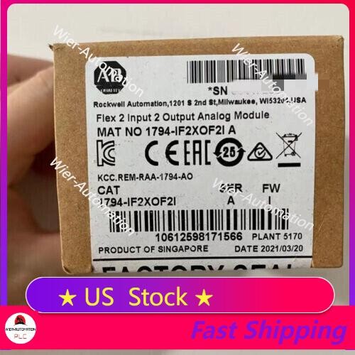 Allen-Bradley 1794-IF2XOF2I SER A FIex 2 lnpnt 2 Output Analog Module