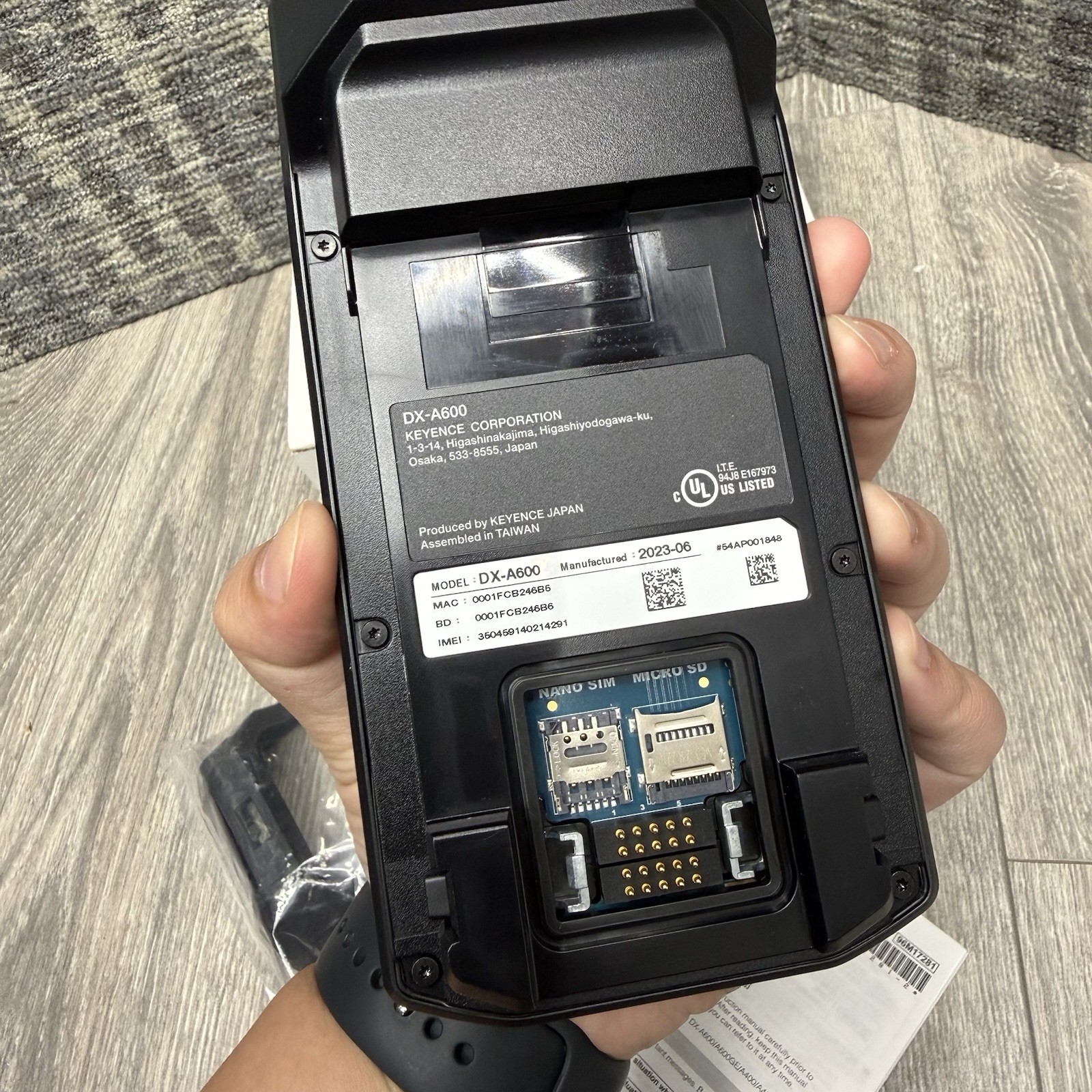 Keyence DX-A600 Handheld Computer Scanner