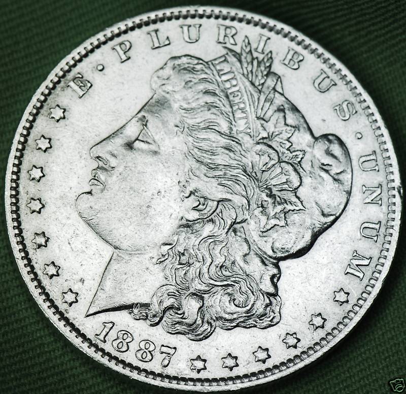 1887-o Silver Dollar.   High Grade. (Inventory A)