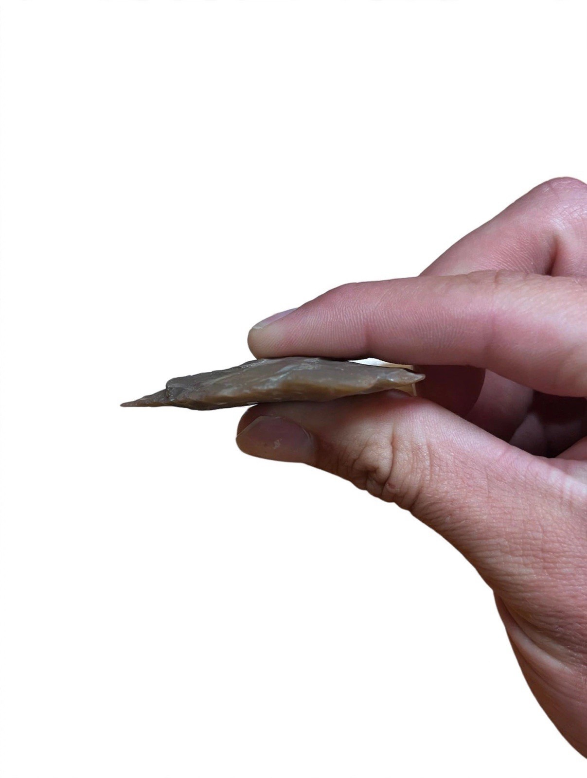 Beautiful Banded Texas Montell Artifact Arrowhead