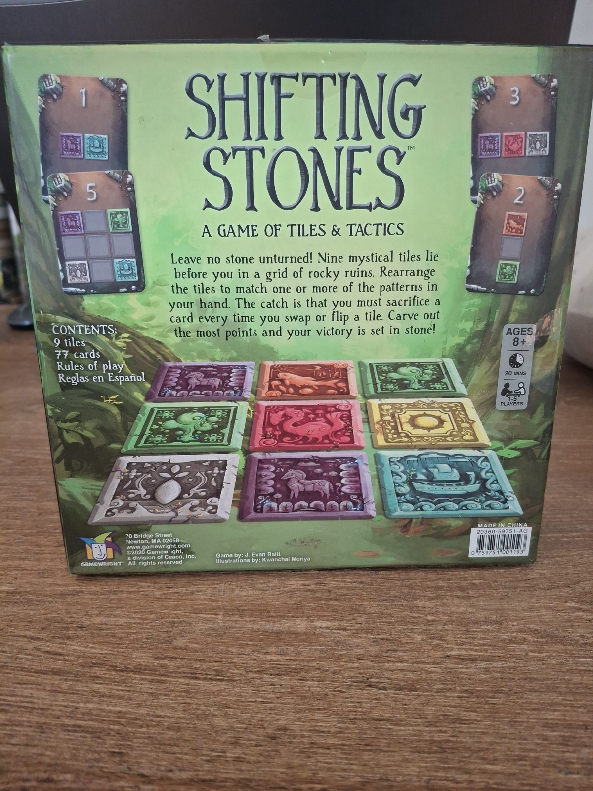 Shifting Stones Game By Gamewright (Complete)