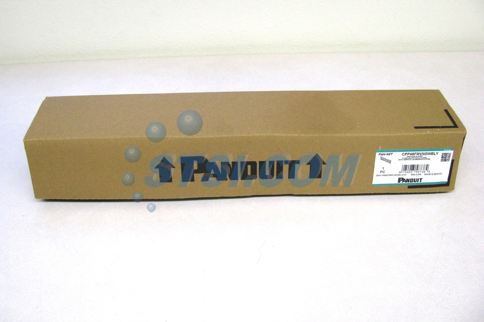 Panduit CPP48FMVNSWBLY 48-Port Mini-Com Flush Mount Patch Panel w/VNS ~STSI