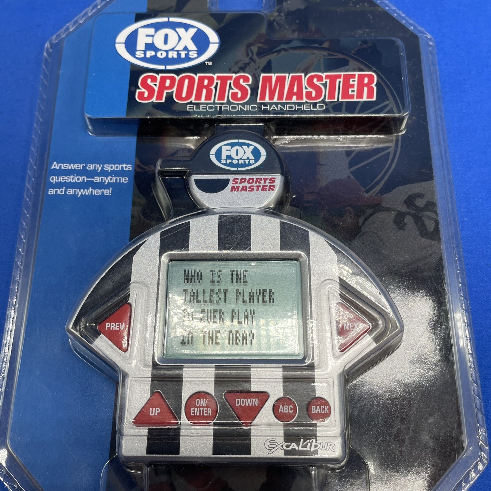Fox Sports Sports Master Electronic Handheld Almanac Trivia Game Model FX200-CS