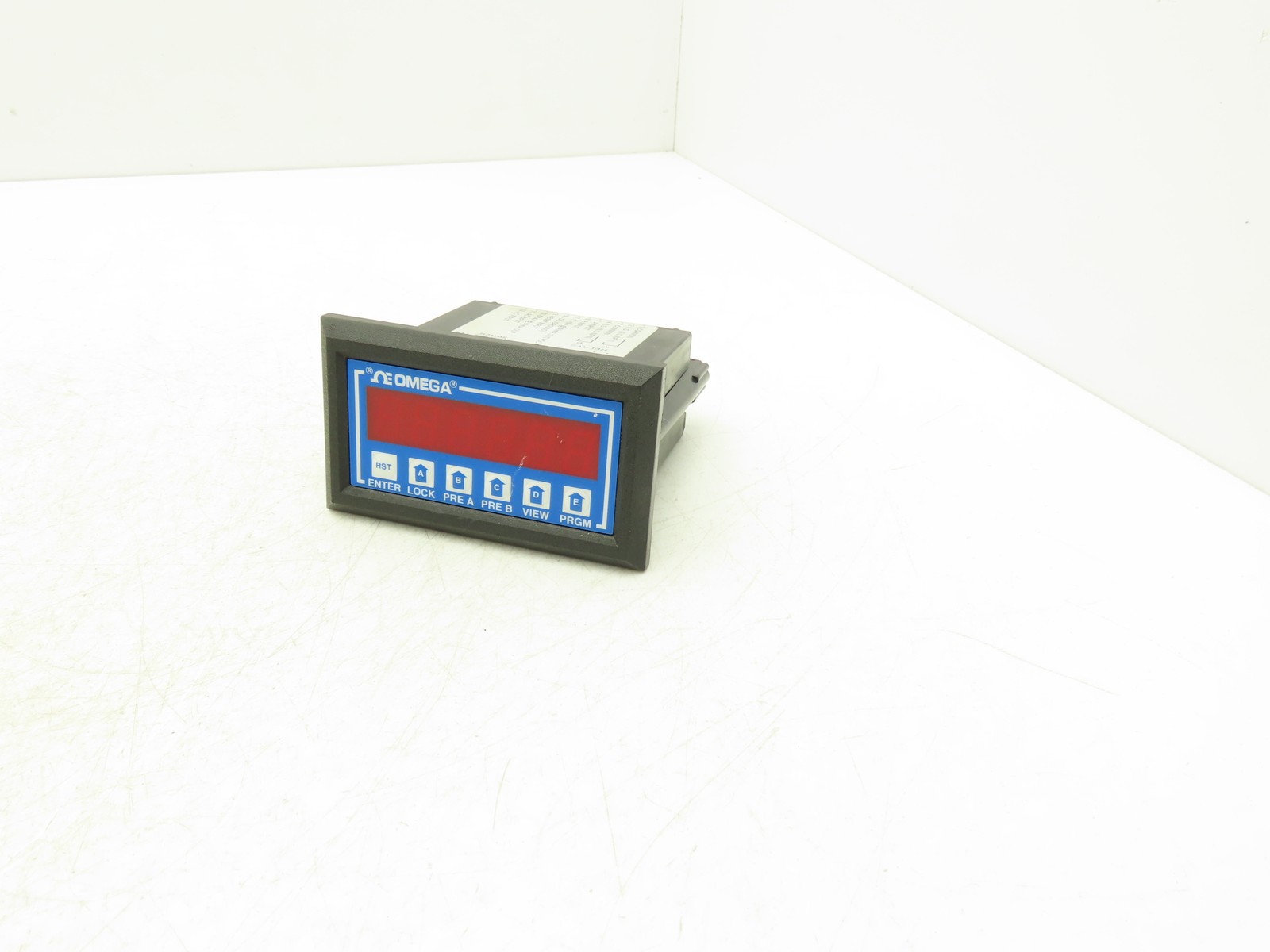 Omega DP-F75 Rate Meter Batch Control Totalizer 6 Digit Panel Meter 110V *READ*