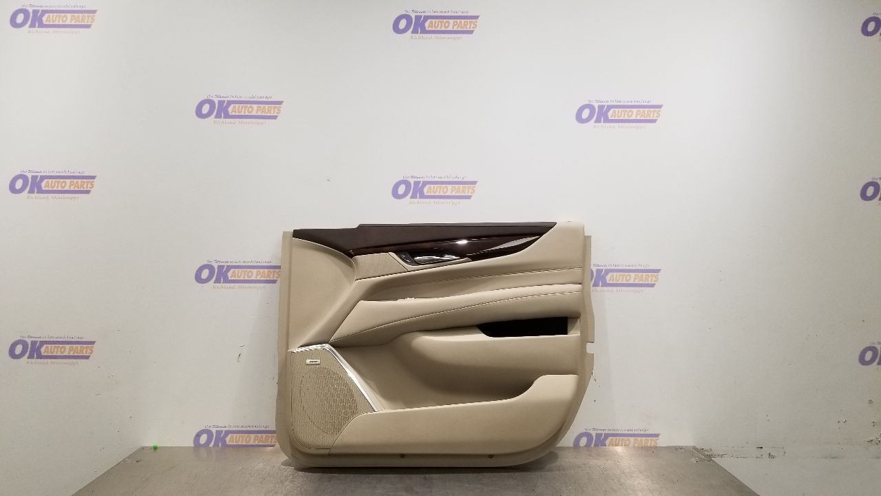 16 CADILLAC ESCALADE LUXURY INTERIOR DOOR TRIM PANEL FRONT RIGHT PASSENGER SHALE