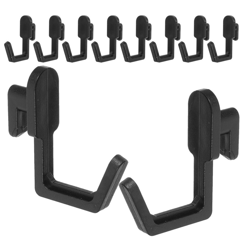10pcs Pegboard Storage Hooks: Tool Board Hooks for Garage Workshop Organization